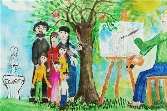 Юная художница в числе победителей Республиканского конкурса детского рисунка